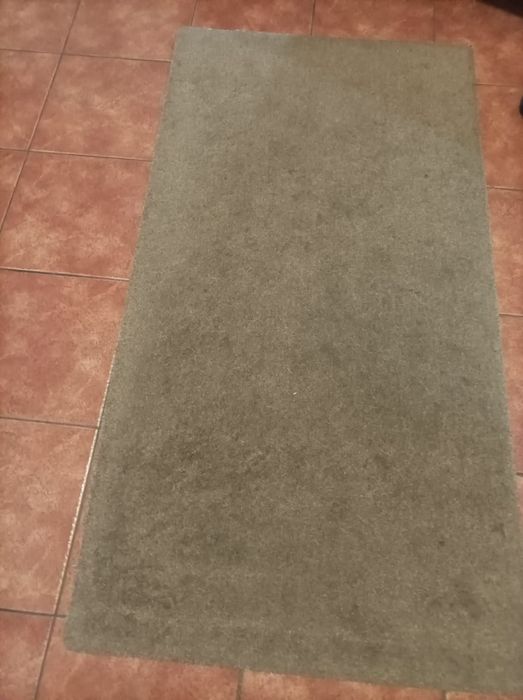 2 tapetes 80/150 cinzento/taupe