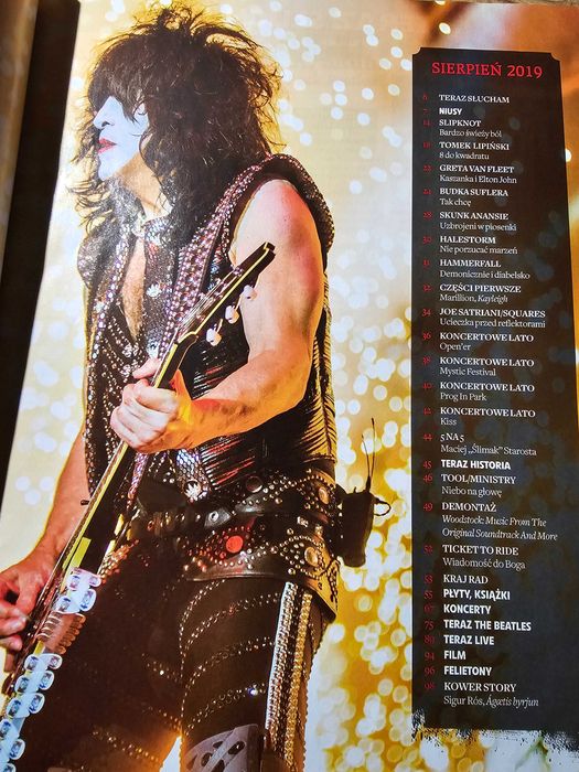 Teraz Rock 8/2019 - Spliknot, The Beatles, Tool, Greta Van Fleet