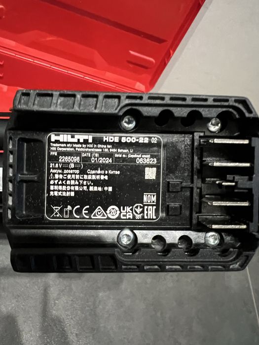 Акум.пістолет дозатор для хім.анкерів Hilti Nuron HDE 500-22