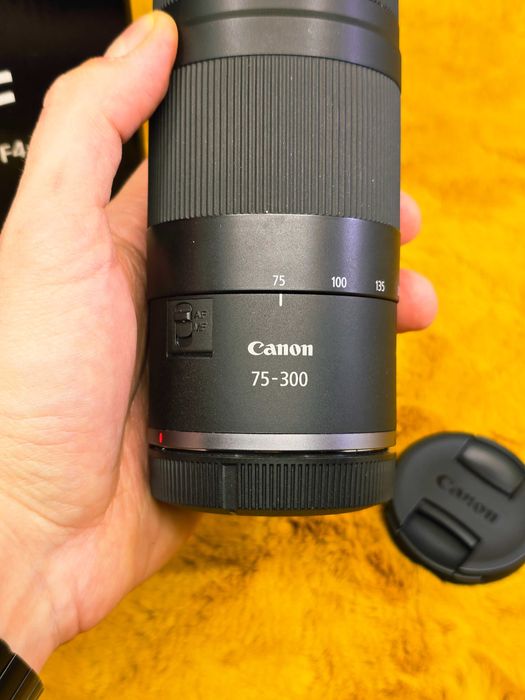 !ЯК НОВИЙ! Canon RF 75-300мм f/4-5.6 дата виробництва 03.2025