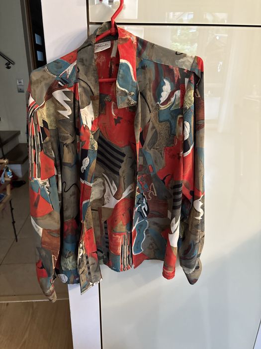 Przepiękna kolorowa koszula vintage starke 40