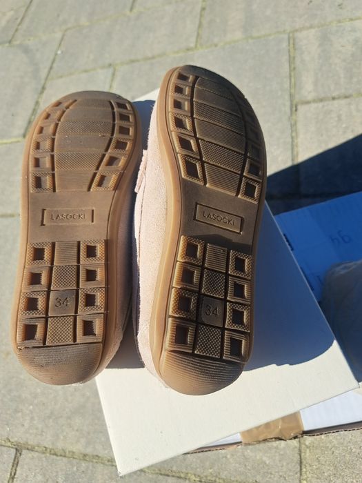 Mokasyny beżowe Lasocki rozmiar 34