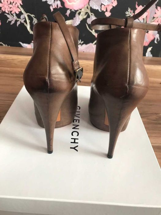 Новые кожаные ботинки Givenchy, р. 36 (taupe) Люкс Оригинал