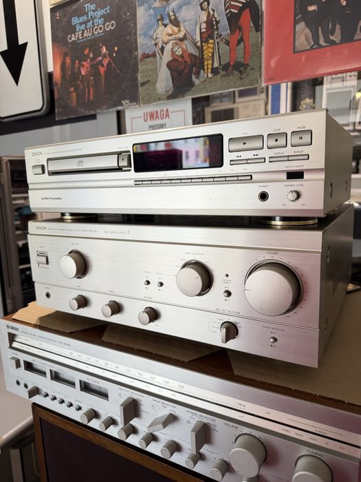 Piekny zestaw po serwisie DENON PMA860 + DENON DCD-1015 z pilotem