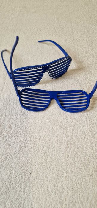 Okulary imprezowe disco koncert prywatka z kryształami 2 sztuki!!!