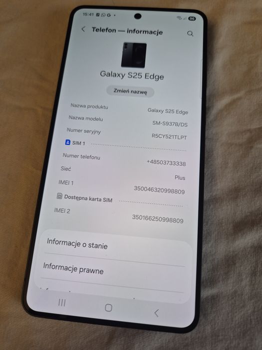 Samsung Galaxy s25 Edge 512gb