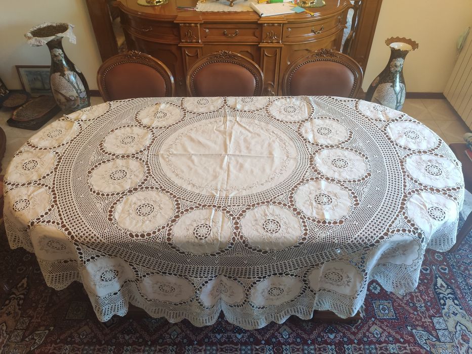 Cotton towel, handmade