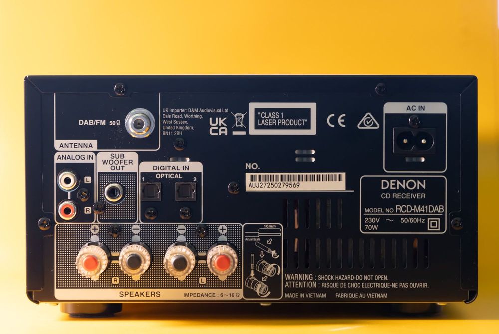 Tylko 800 zl -na gwarancji!  Denon RCD-M41DAB Micro HiFi