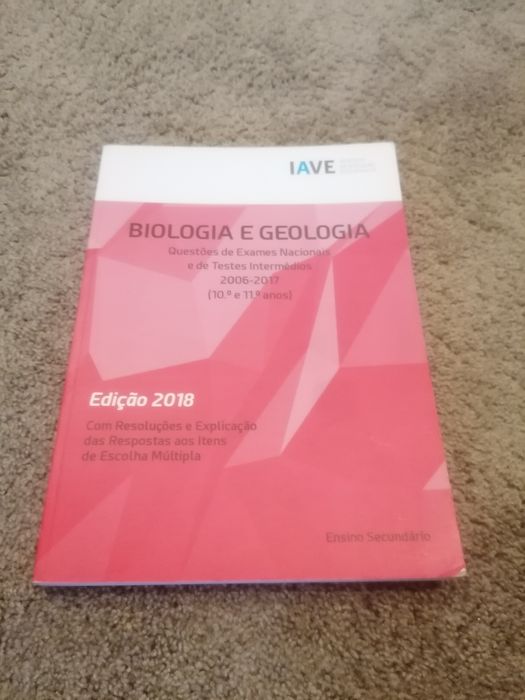 Biologia e Geologia, Preparação Exame nacional, IAVE