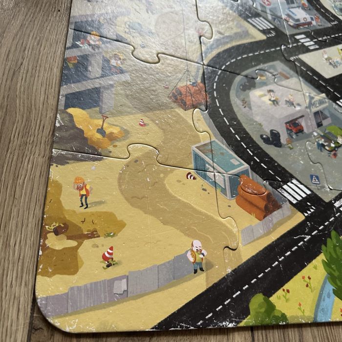 Puzzle ogromna droga do pojazdow giga puzzle mega