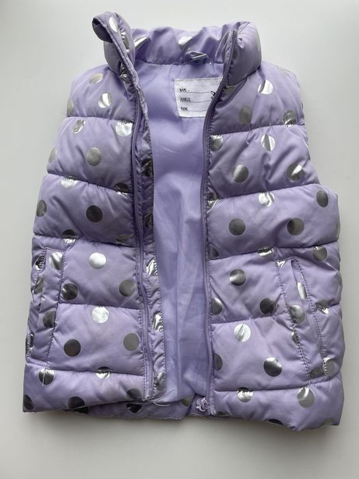 Безрукавка, жилета для дівчинки 122см