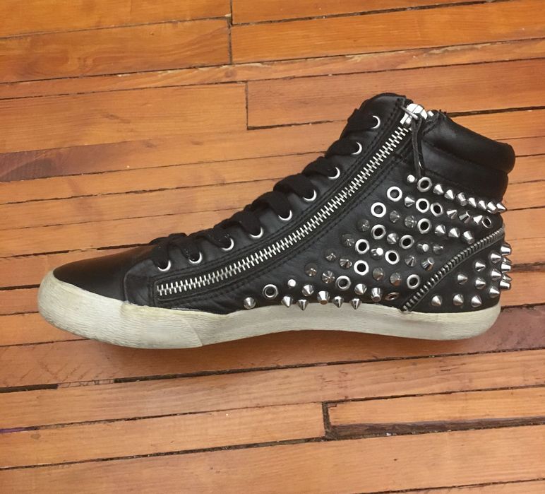 Zara Winter skorzane trampki