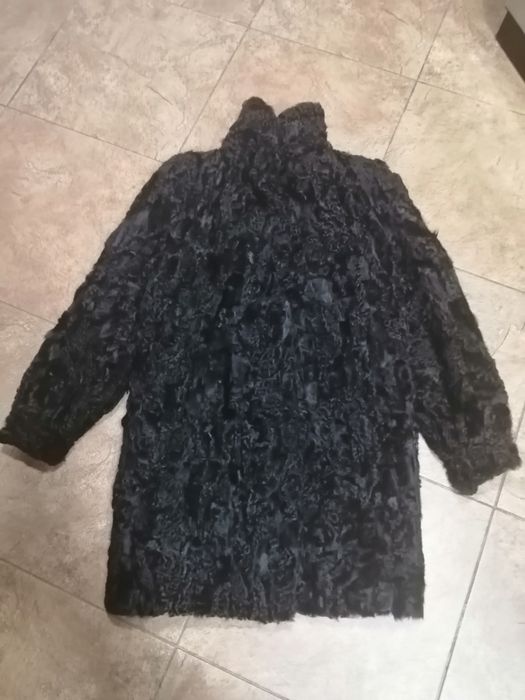Futro damskie czarne