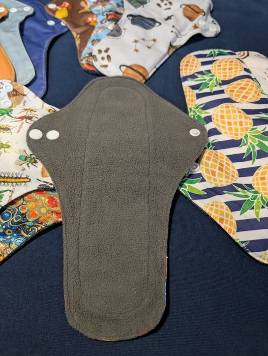 Ekologiczne, wielorazowe wkładki higieniczne - 12 sztuk