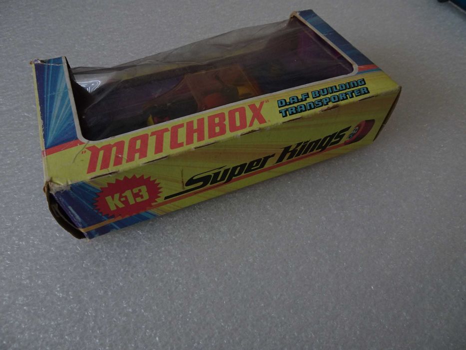 Miniatura Matchbox K-13 Super Kings D.A.F. Building Transporter Pick-