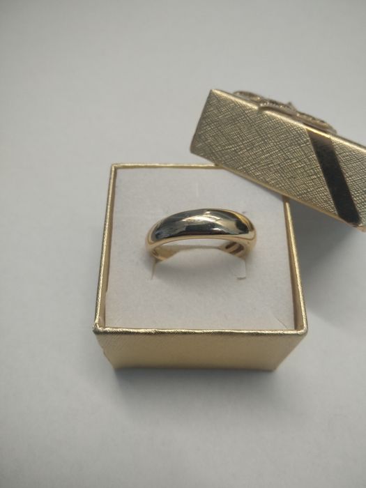 Złoty pierścionek YES złoto 585 rozmiar 15