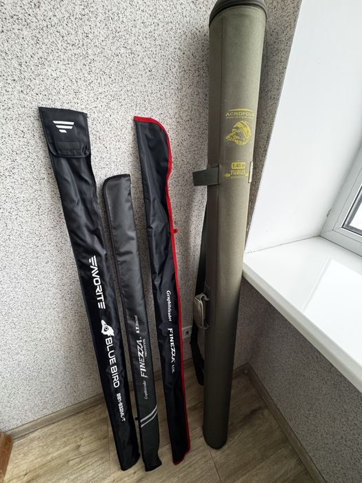 Спининги Favorite, Graphiteleader и катушки Shimano, Daiwa