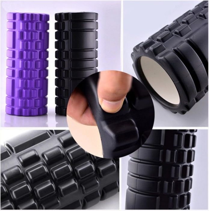 Ролик/Валик/Роллер массажный для йоги, спины и ног массажер EVA OSPORT