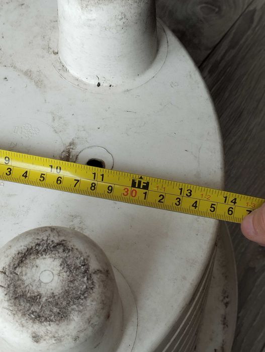 donica ogrodowa na taras średnica  38-43 cm mocny plastik