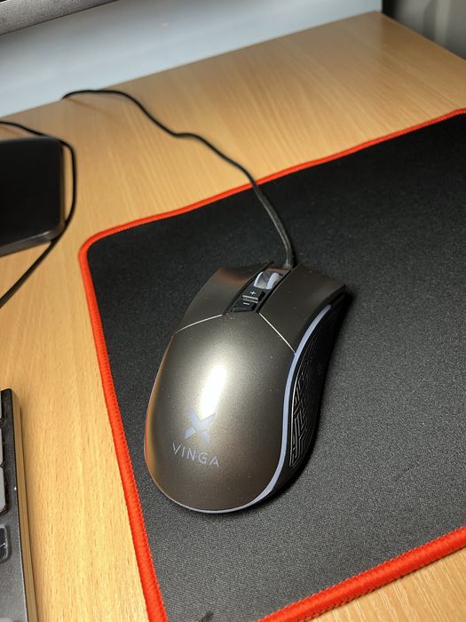 Мишка Vinga MSG-201 USB Black