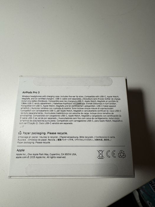 Air Pods Pro 3 nowo kupione w idealnym stanie