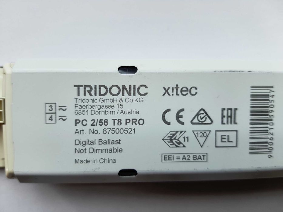 Statecznik elektroniczny Tridonic T8 PRO 2x58W