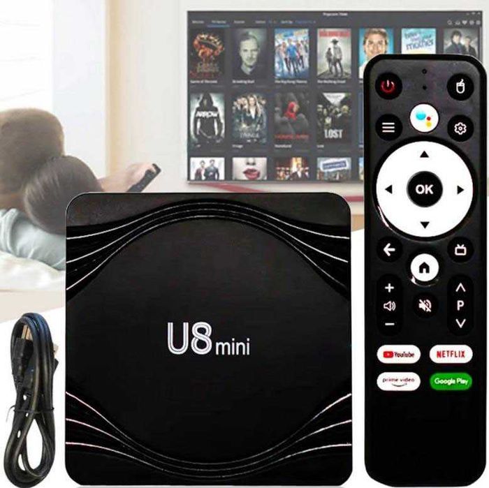 Смарт ТВ приставка Android 11 Amlogic S905W2 4GB 32GB Smart TV Box 4K WiFi 5G Bluetooth медиаплеер Cortex A53 G31 MP2 для телевизора