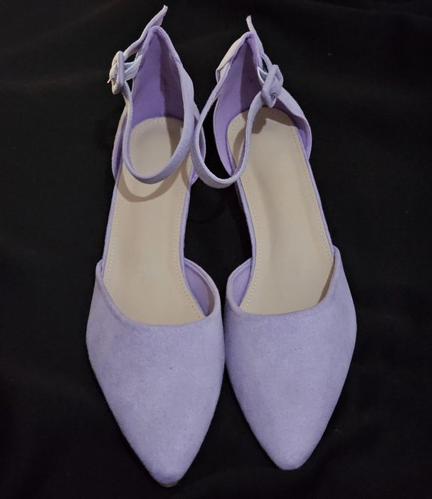 Sapatos Lilás Camurça T42 - NOVOS A ESTREAR