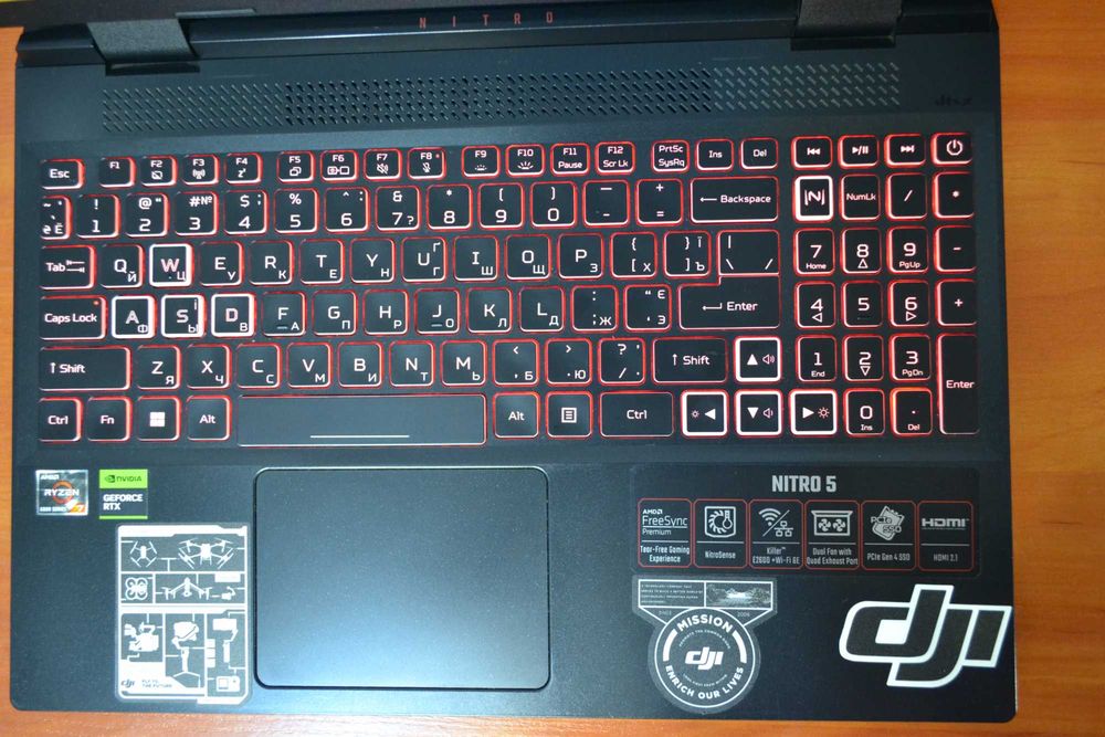 Acer Nitro 5 AN515-46-R7KA( Ryzen 7 6800H (8(16) ядер)/ GeForce RTX 3070 Ti 8Gb /16Gb DDR5/SSD 512Gb/ 144Hz)