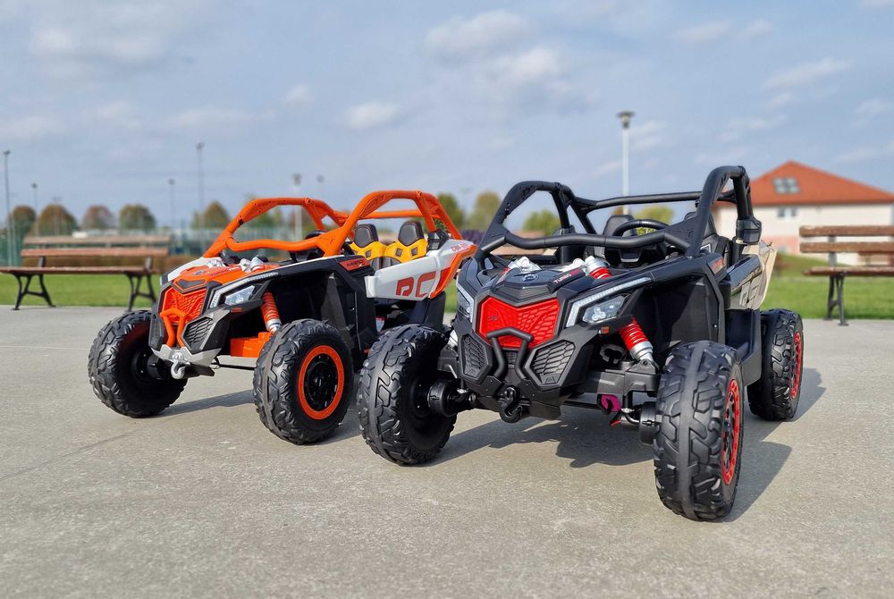 Mega BUGGY Canam MAVERICK RS 4x200W pilot mp3 autko akumulatorowe