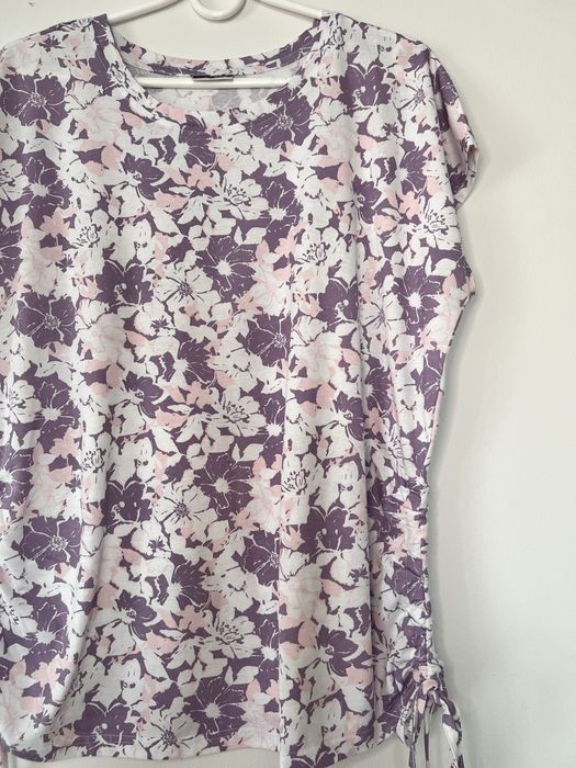 t-shirt koszulka w kwiaty Pepco XL