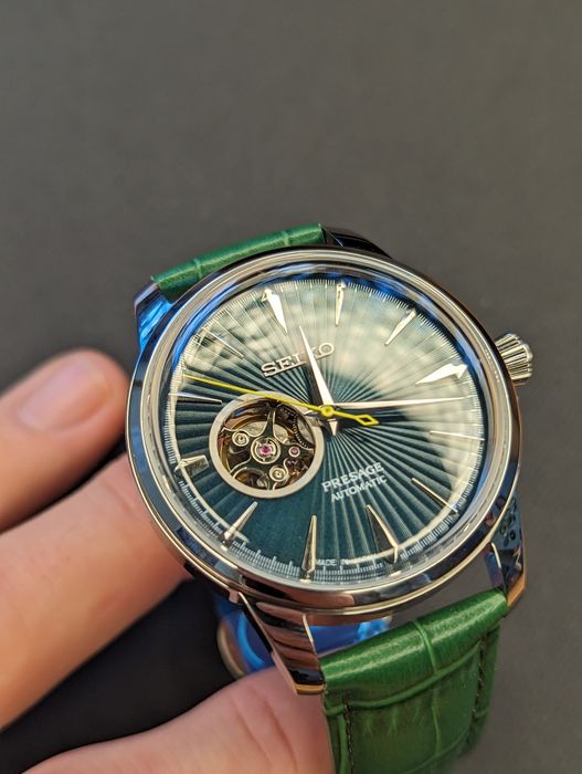 Seiko mod mohito zielona klasyka / możliwa bransoleta