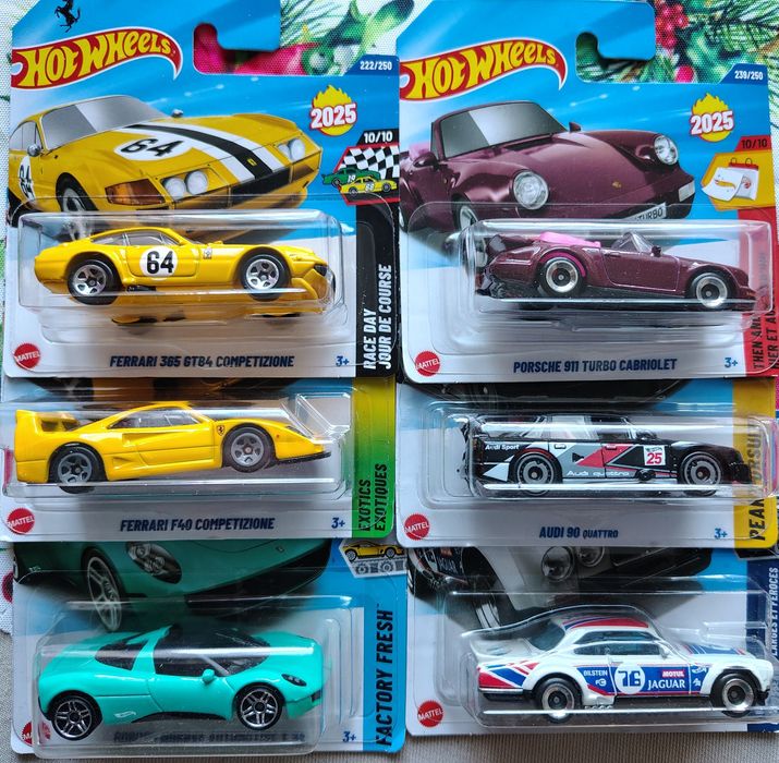 Hot Wheels 7 sztuk fajne modele !