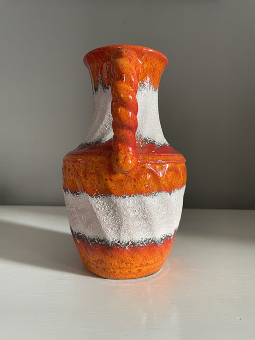 Ceramiczny wazon Carstens Fat Lava. Stara ceramika West Germany.