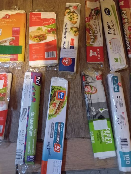 Papiery  śniadaniowe
