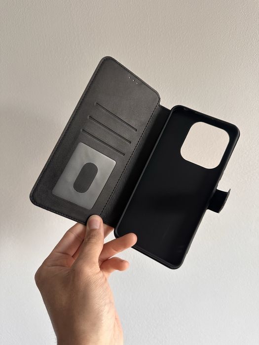 Etui z klapką skórzane zamykane do XIAOMI REDMI NOTE 14 / 14 4G