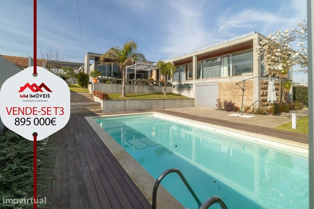 Moradia | T3 | Luxo | Santa Marta | Penafiel | Piscina