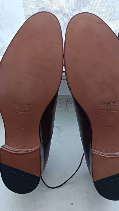 Нові Статусні Преміум туфлі  MARIO BRUNI Made in Italy. Р 45.29.5 см