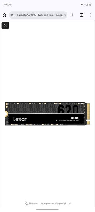 Lexsar 620 1TB PCIe NVMe 3.0 x4 speed 3000mb Najtaniej!!!