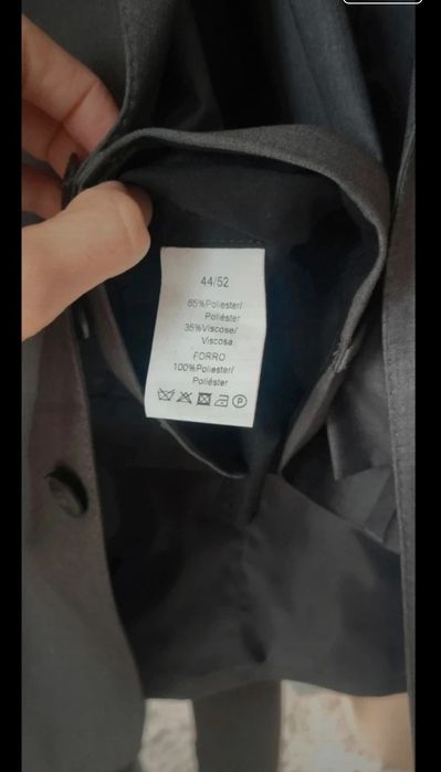 Fato cinza Suits Inc