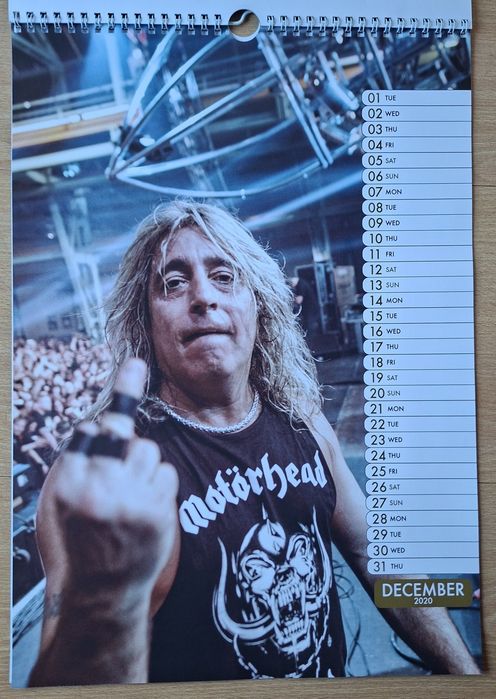 Calendário Especial Mötorhead