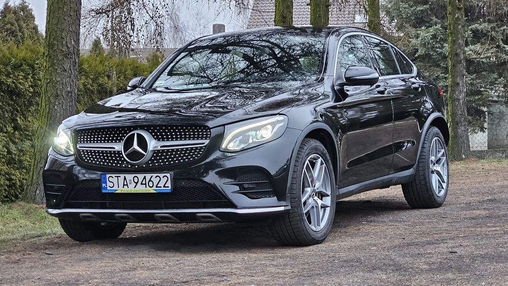 Mercedes-Benz GLC Coupé, salon polska , bezwypadkowy, zadbany, bogata opcja, AMG,