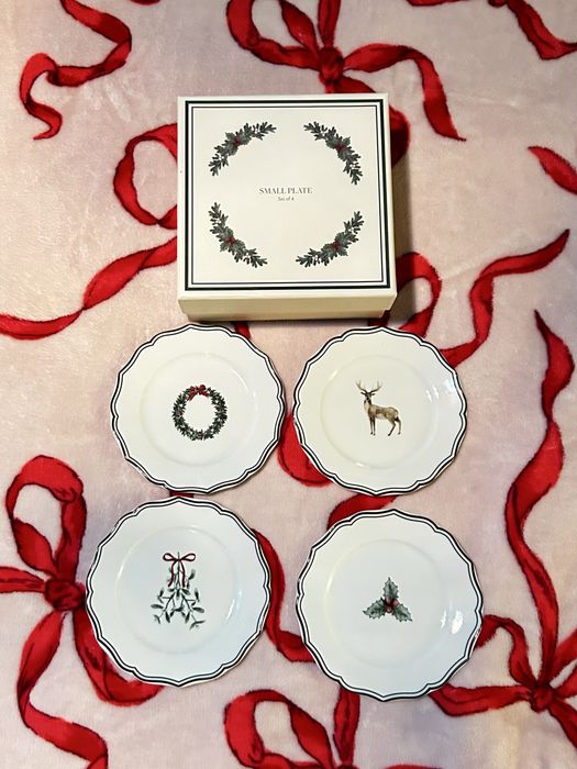 H&M Home talerze talerzyki świąteczne święta Boże Narodzenie wigilia