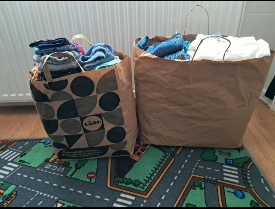 Ubranka chłopięce rozmiar 74/80