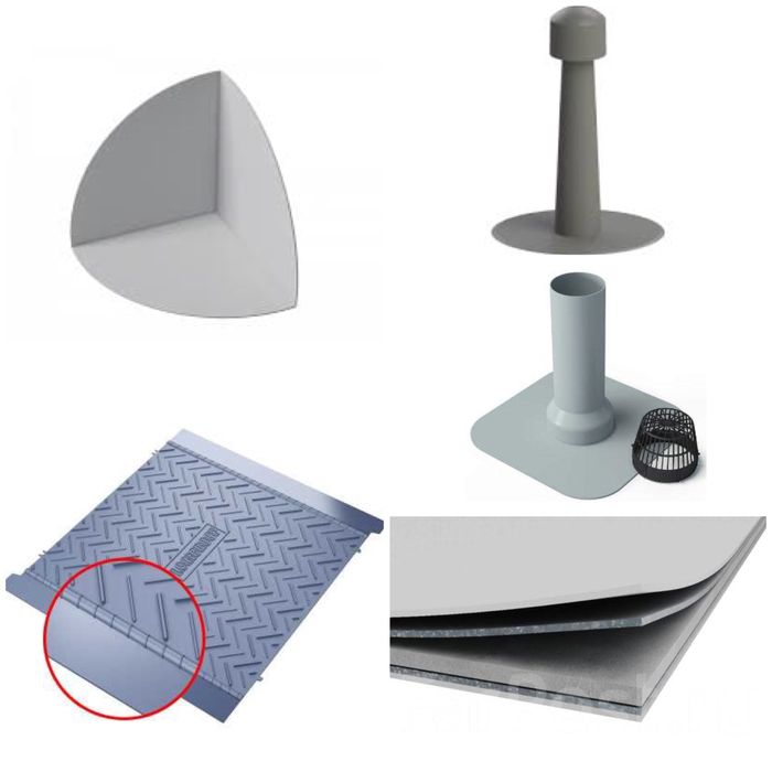 ПВХ мембрана Фатрафол/Fatrafol (810) 1,5мм і комплектуючі