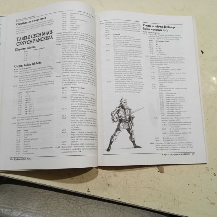 księga wiedzy tajemnej warhammer do gry role stan dobry