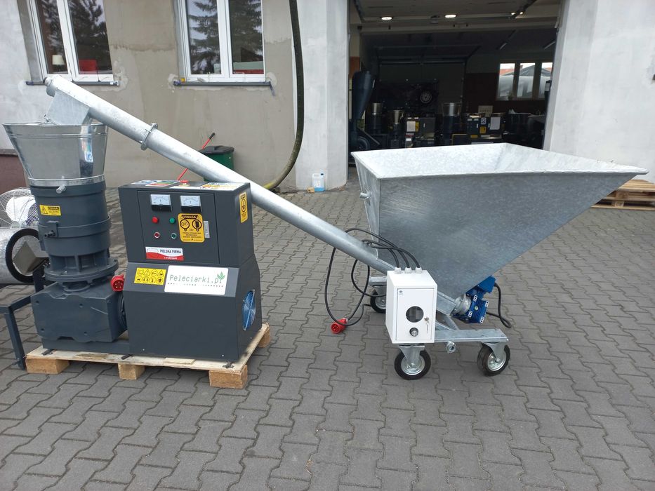 Granulator Peleciarka Pelet Sosna Granulat z Siana Pelet ze Słomy 22kW