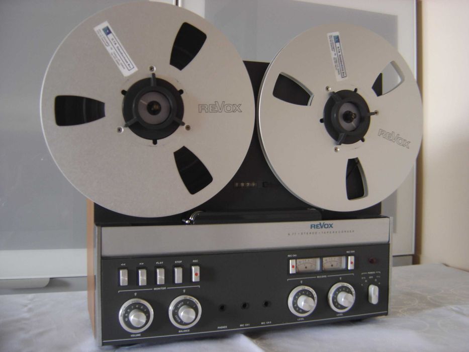 Revox A77 magnetofon szpulowy, zestaw
