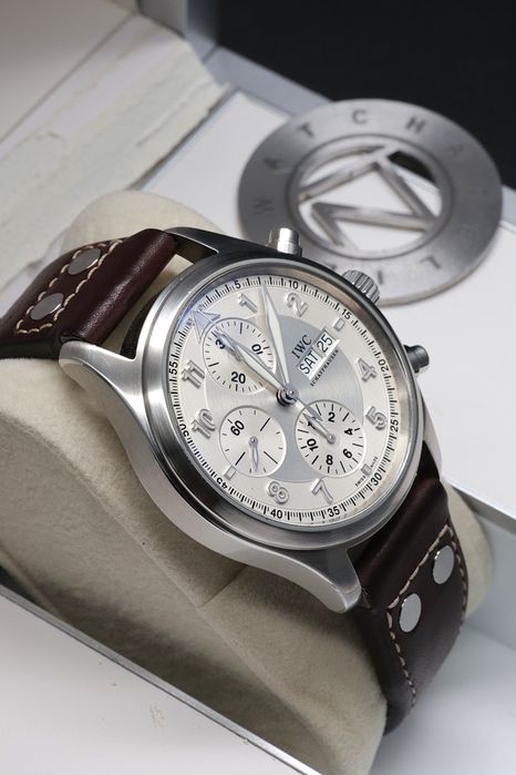 IWC Pilot’s Watch Chronograph Spitfire | Silver Dial | Full Set | FV Marża