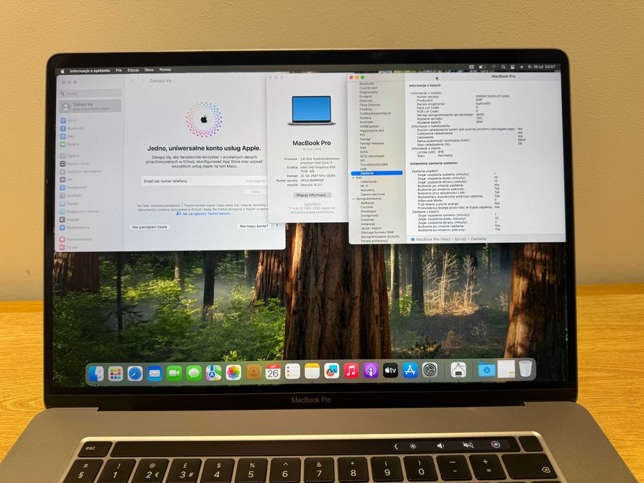 2019 Macbook Pro A2141 i7-9750H 6x 2.6 32GB 512GB SSD 16"